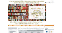 Desktop Screenshot of libreriatecnicosleo.com